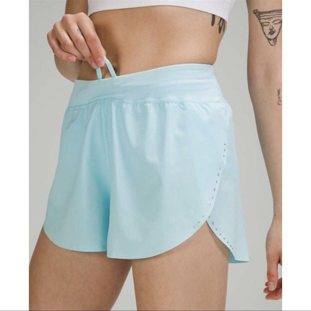 EUC Find your pace high rise 3 in icing blue